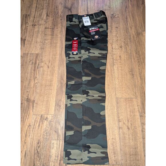 Dickies Men's Original 874 Work Pants Relaxed Fit High Waist Tapered Size 30x30 - Picture 1 of 5